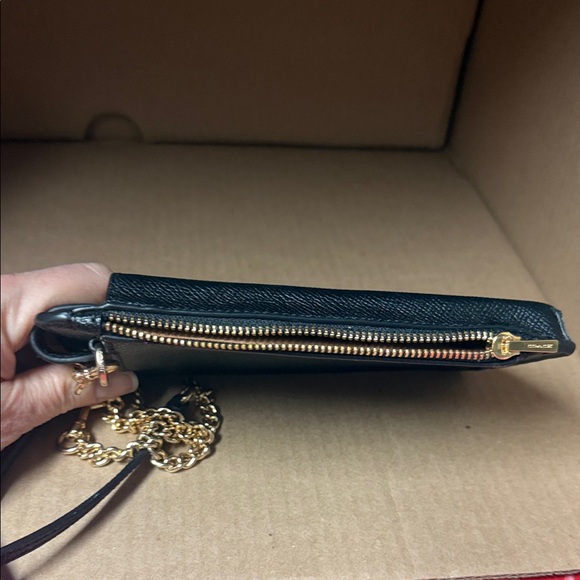 Coach Black and Gold Crossbody Bag - Picture 3 of 6
